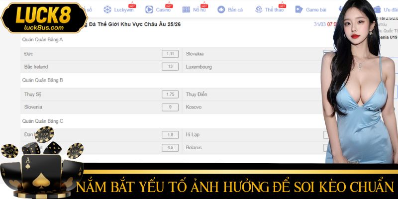 Các yếu tố ảnh hưởng đến cách lên kèo của nhà cái