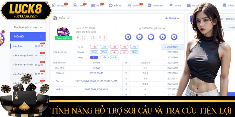 Danh sách tính năng nổi bật khi chơi xổ số 3 miền